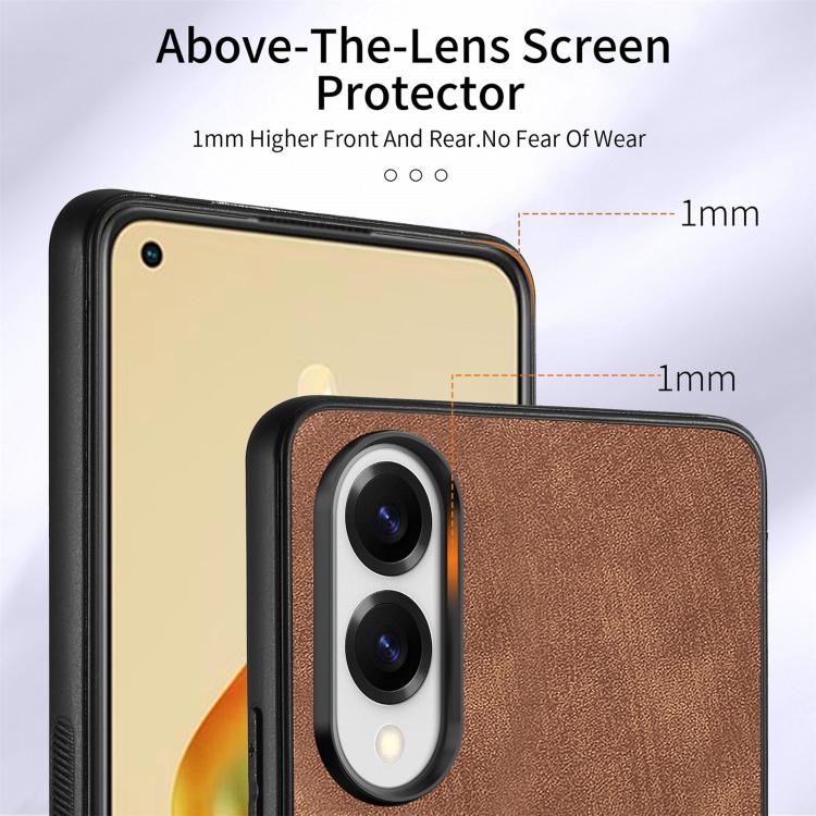 For Samsung Galaxy S25 Edge 5G Retro Skin-feel Ring Card Wallet Phone Case