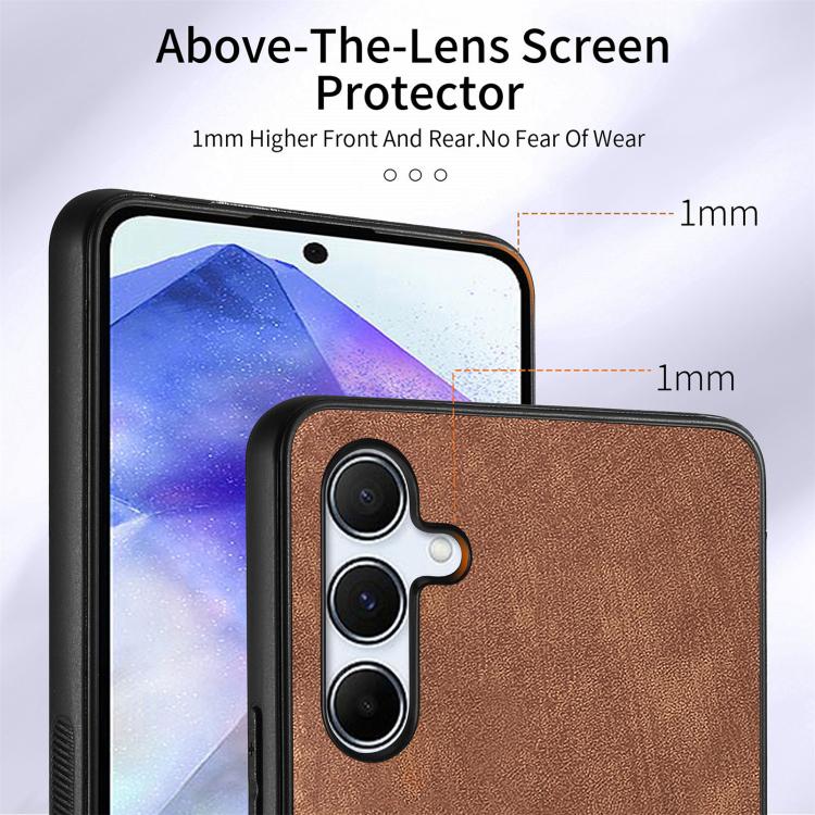 For Samsung Galaxy A35 5G Retro Skin-feel Ring Card Wallet Phone Case