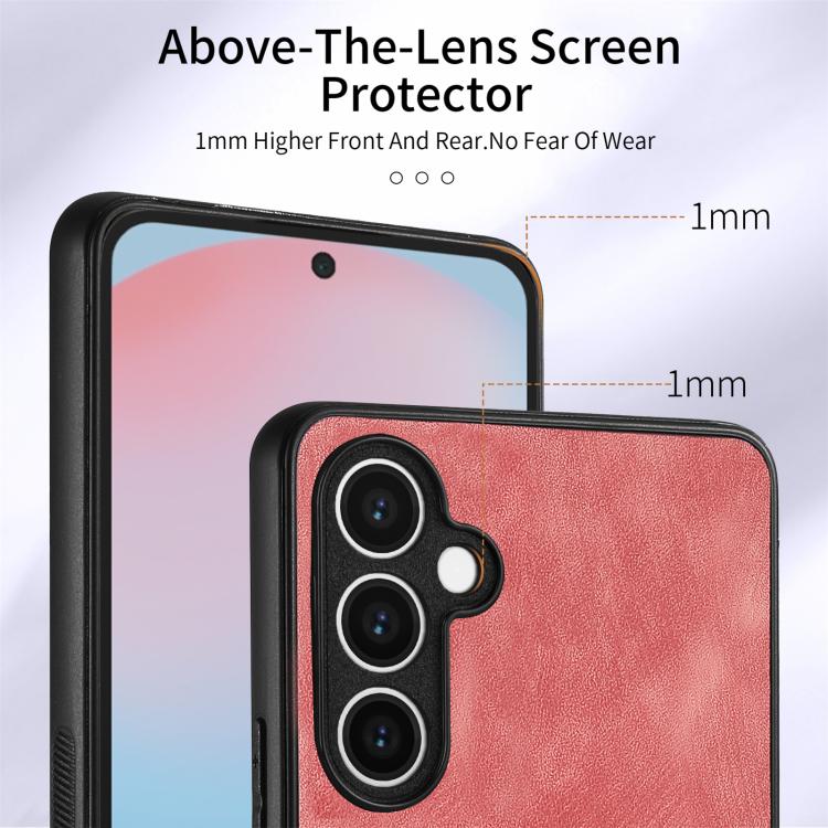 For Samsung Galaxy S24 FE 5G Retro Skin-feel Ring Card Wallet Phone Case