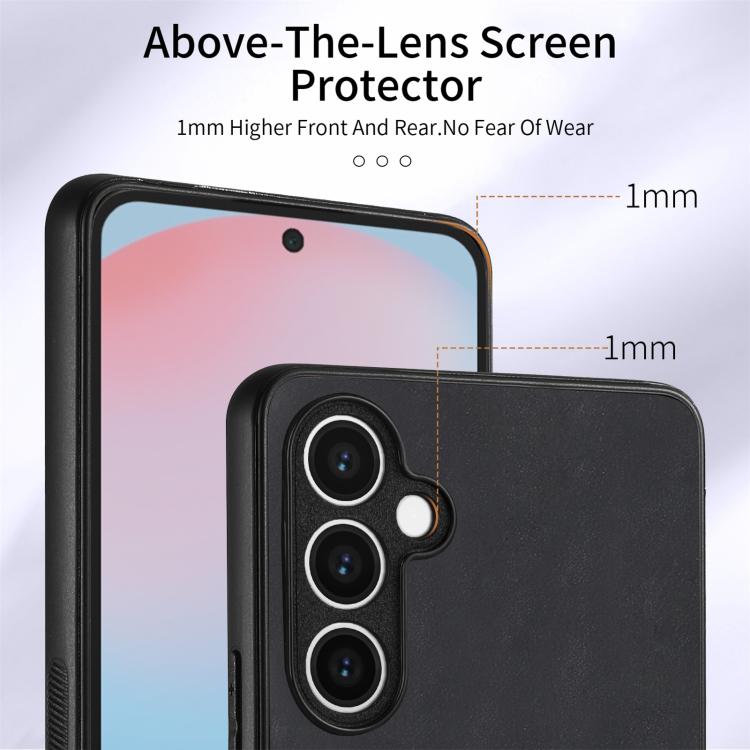 For Samsung Galaxy S24 FE 5G Retro Skin-feel Ring Card Wallet Phone Case