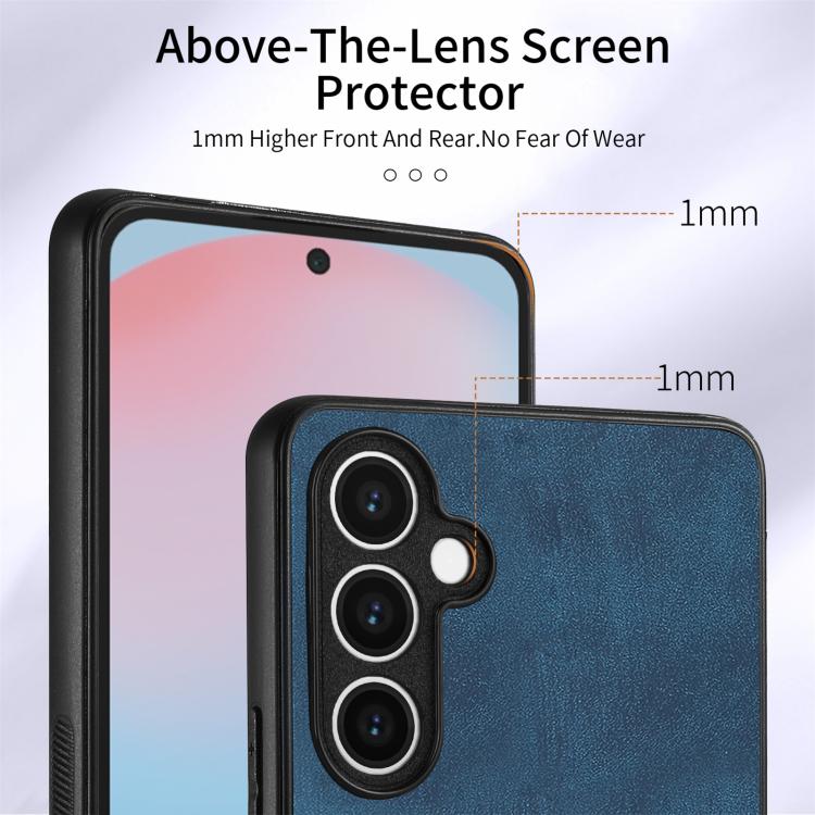For Samsung Galaxy S24 FE 5G Retro Skin-feel Ring Card Wallet Phone Case