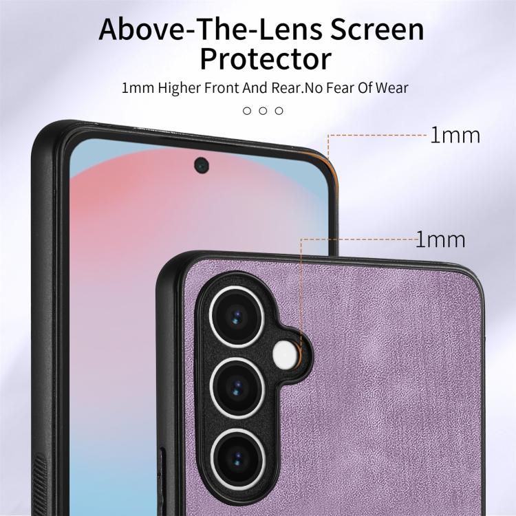 For Samsung Galaxy S24 FE 5G Retro Skin-feel Ring Card Wallet Phone Case