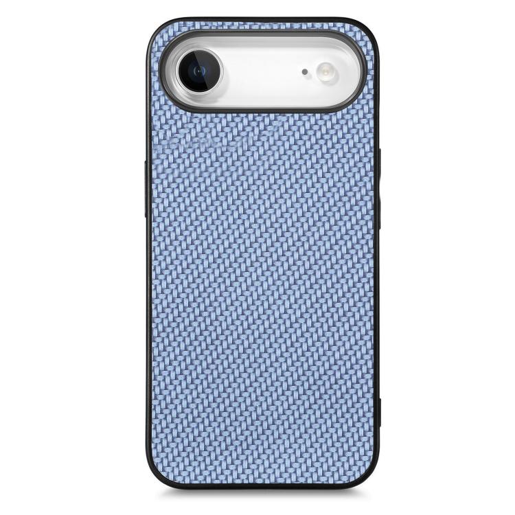 For iPhone Air Carbon Fiber Texture Leather Back Phone Case
