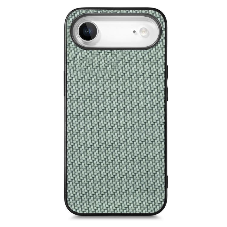 For iPhone Air Carbon Fiber Texture Leather Back Phone Case