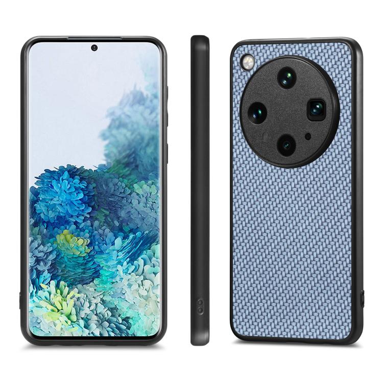 For OPPO Find X8 Ultra Carbon Fiber Texture Leather Back Cover Phone Case