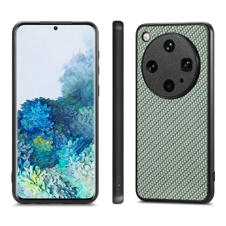 For OPPO Find X8 Ultra Carbon Fiber Texture Leather Back Cover Phone Case