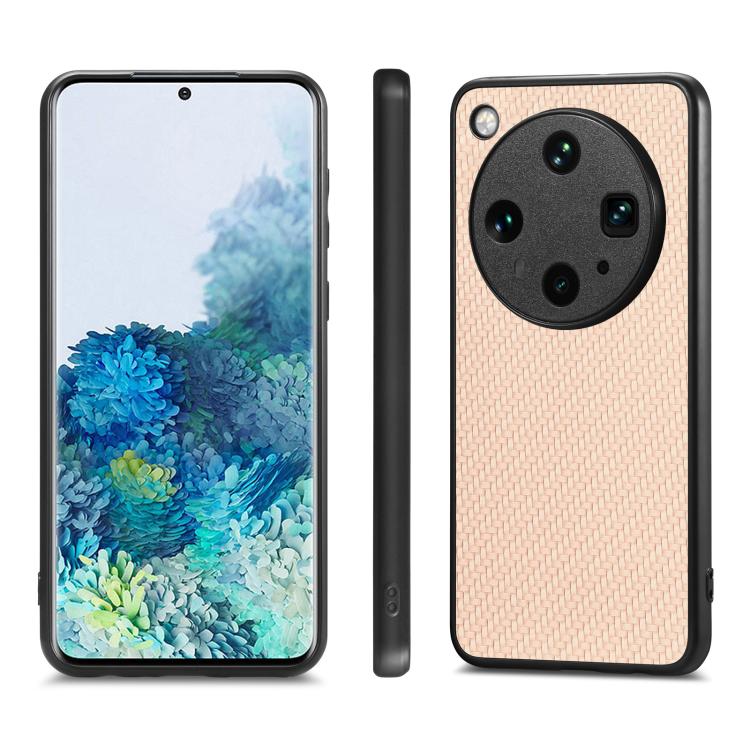 For OPPO Find X8 Ultra Carbon Fiber Texture Leather Back Cover Phone Case