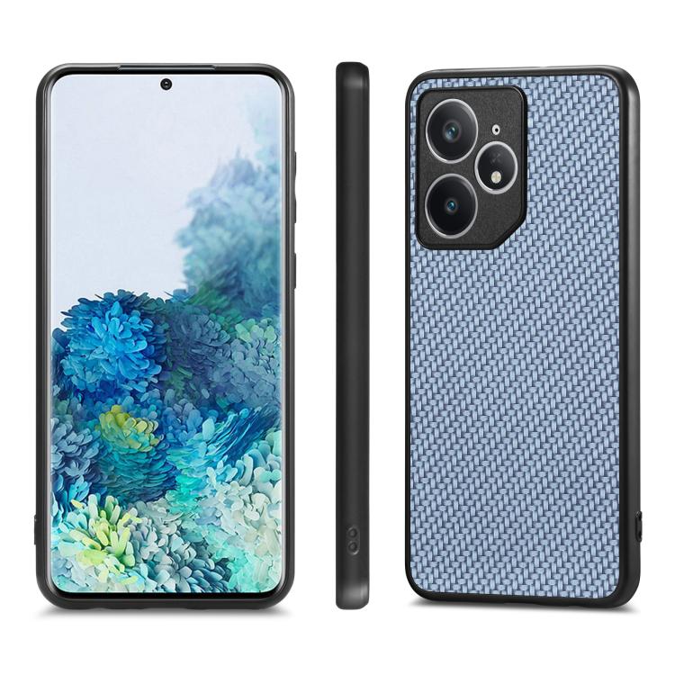 For Realme Neo7 Carbon Fiber Texture Leather Back Cover Phone Case