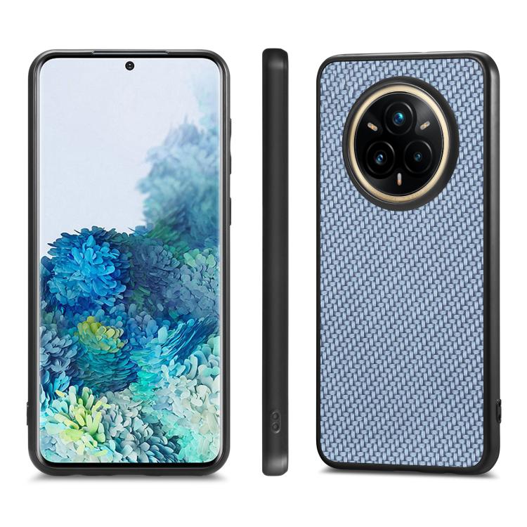 For Realme 14 Pro+ Carbon Fiber Texture Leather Back Cover Phone Case