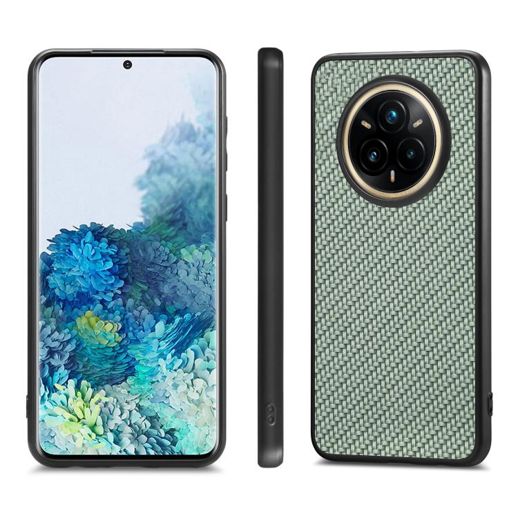 For Realme 14 Pro+ Carbon Fiber Texture Leather Back Cover Phone Case
