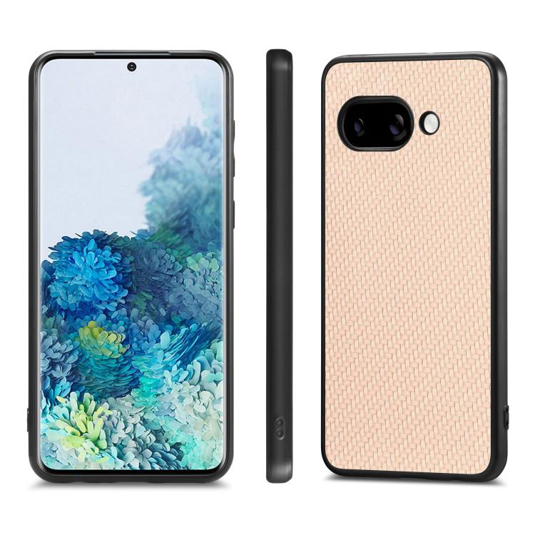 For Google Pixel 9a Carbon Fiber Texture Leather Back Cover Phone Case