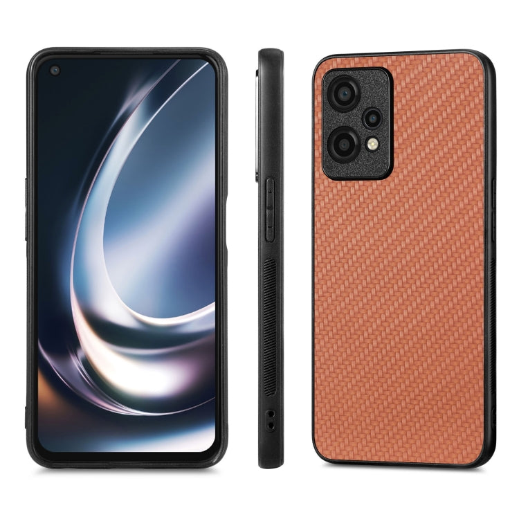 For OnePlus Nord CE 2 Lite 5G Carbon Fiber Texture Leather Back Cover Phone Case