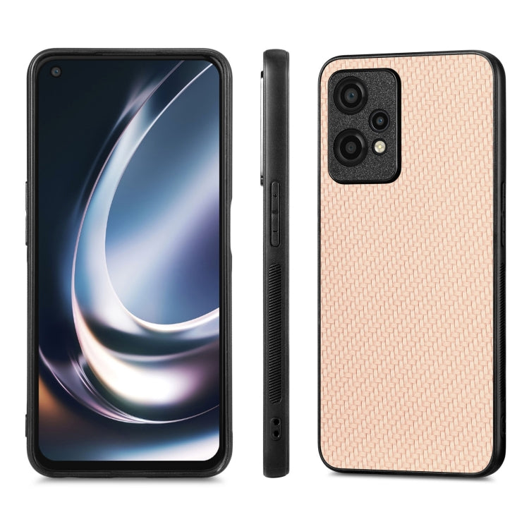 For OnePlus Nord CE 2 Lite 5G Carbon Fiber Texture Leather Back Cover Phone Case