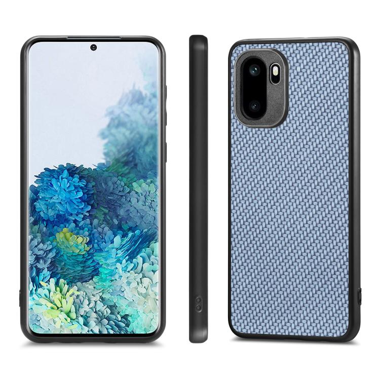 For OnePlus Ace 6 / 6T / 15R Carbon Fiber Texture Leather Back Cover Phone Case