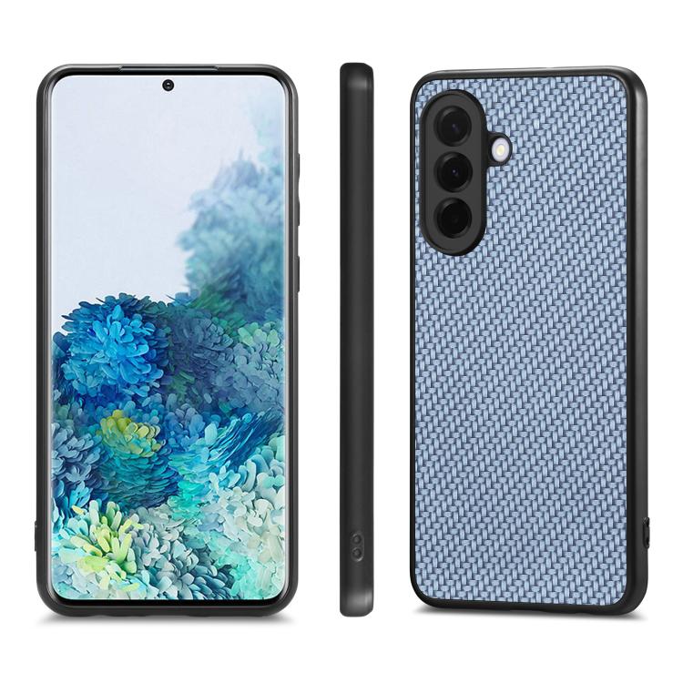 For Samsung Galaxy A37 5G Carbon Fiber Texture Leather Back Cover Phone Case