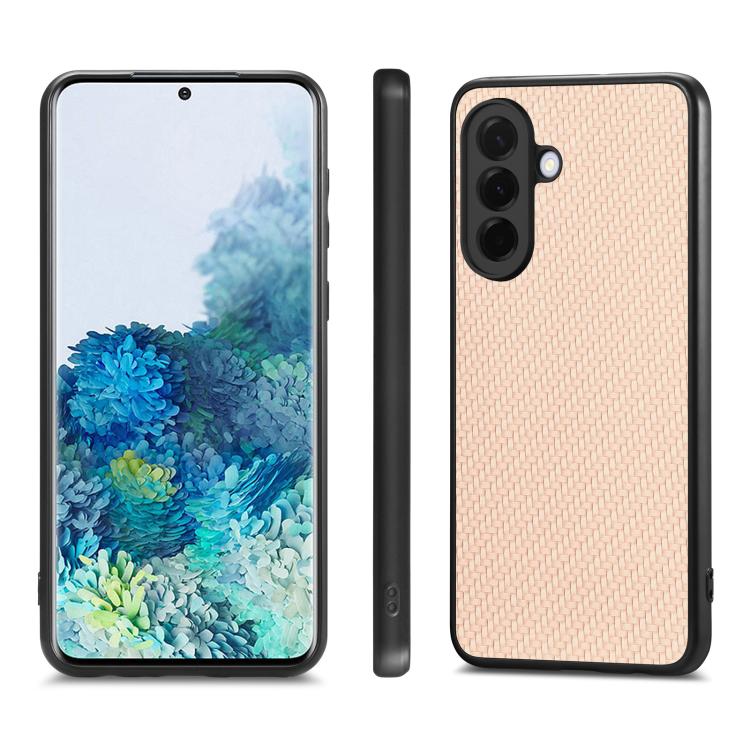 For Samsung Galaxy A37 5G Carbon Fiber Texture Leather Back Cover Phone Case
