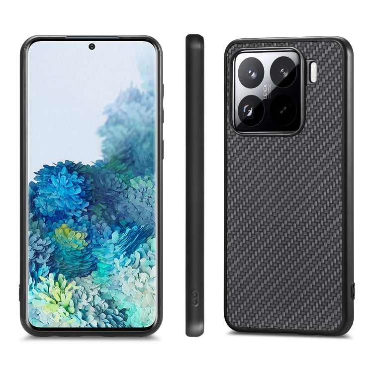 For Xiaomi 15 Carbon Fiber Texture Leather Back Cover Phone Case