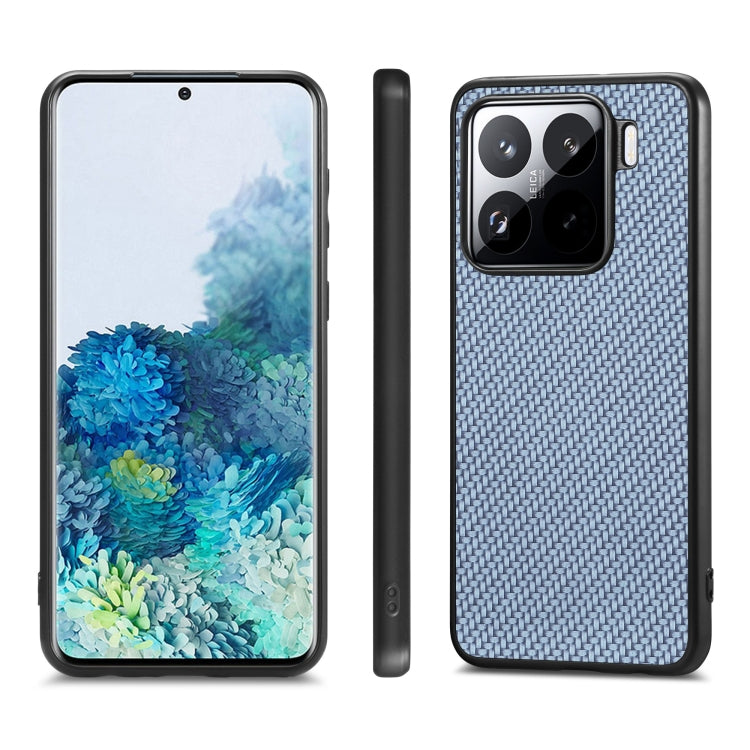 For Xiaomi 15 Pro Carbon Fiber Texture Leather Back Cover Phone Case