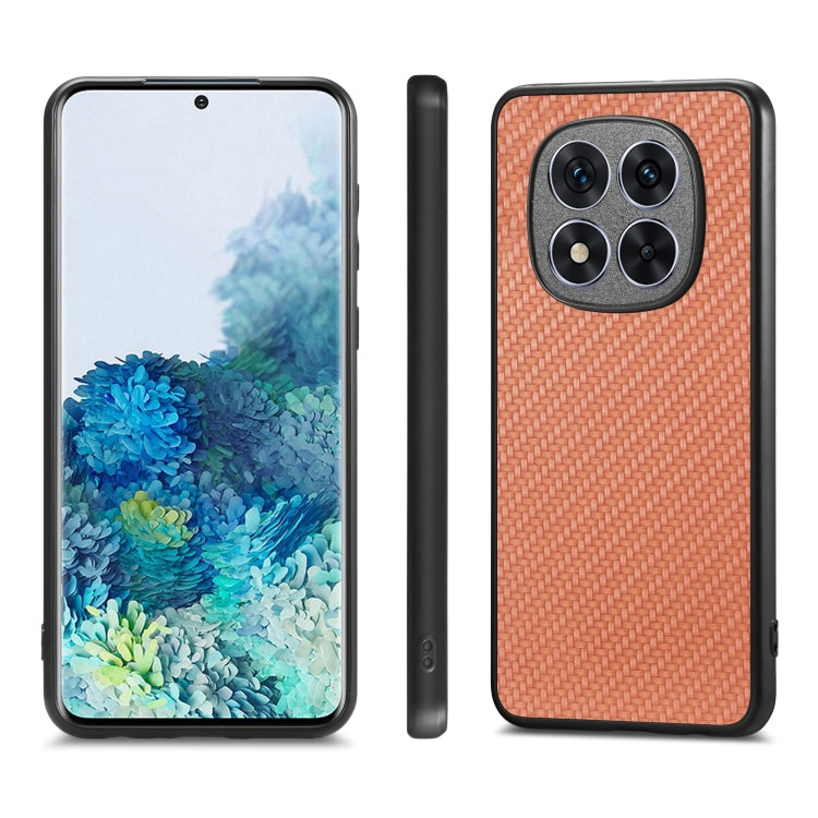 For  Redmi Note 14 Pro+ 5G Carbon Fiber Texture Leather Back Cover Phone Case