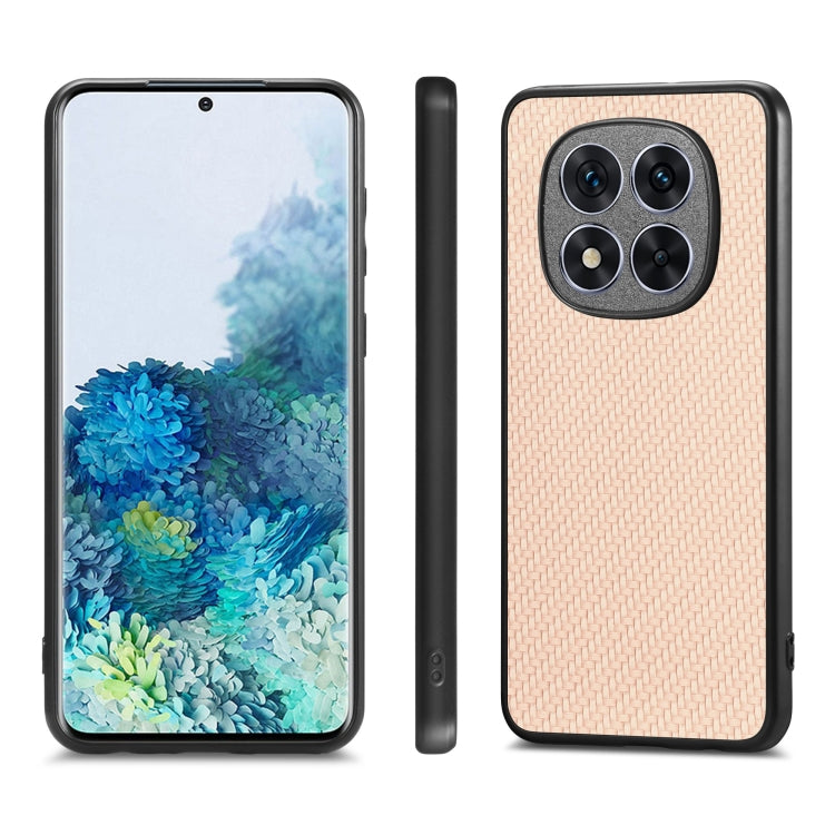 For  Redmi Note 14 Pro+ 5G Carbon Fiber Texture Leather Back Cover Phone Case