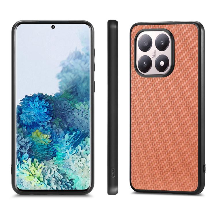 For Xiaomi 15T Carbon Fiber Texture Leather Back Cover Phone Case
