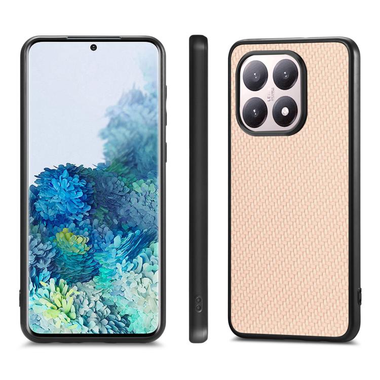 For Xiaomi 15T Carbon Fiber Texture Leather Back Cover Phone Case