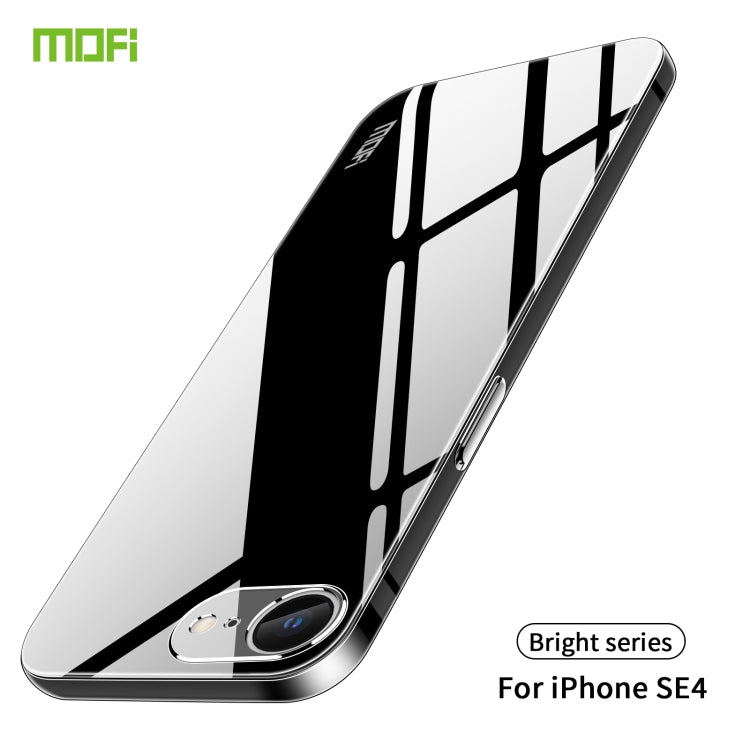 For iPhone 17e / 16e MOFI Ming Series Ultra-thin TPU Phone Case - Transparent