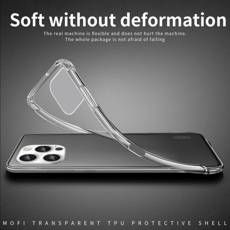 For iPhone 16 Pro Max MOFI Ming Series Ultra-thin TPU Phone Case - Transparent