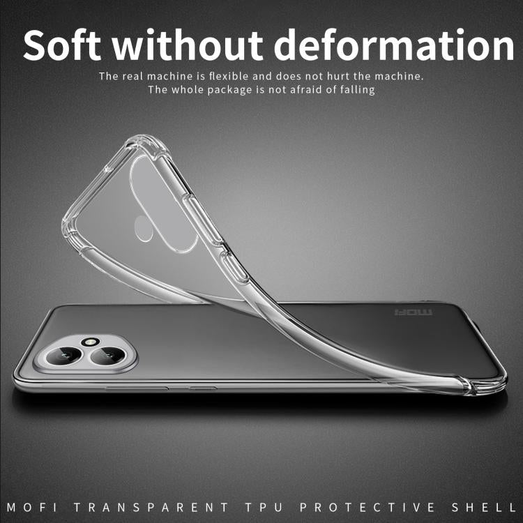 For iPhone 17 MOFI Ming Series Ultra-thin TPU Phone Case - Transparent