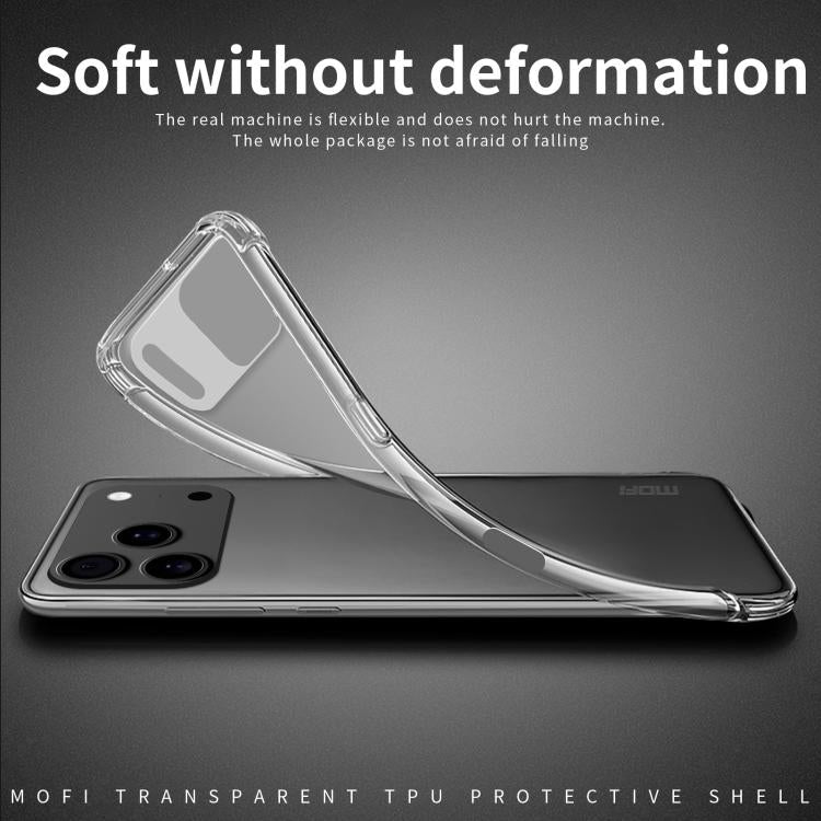 For iPhone 17 Pro MOFI Ming Series Ultra-thin TPU Phone Case - Transparent