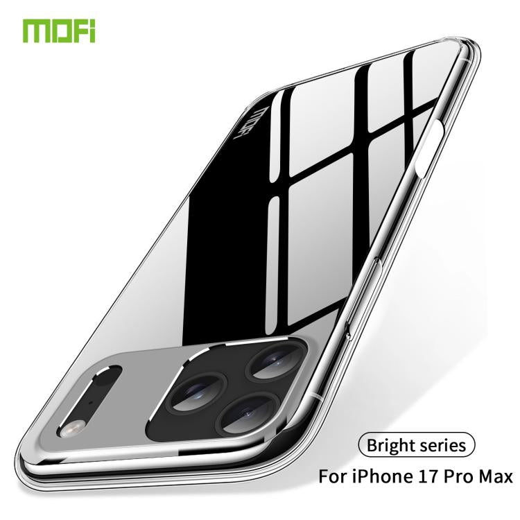 For iPhone 17 Pro Max MOFI Ming Series Ultra-thin TPU Phone Case - Transparent