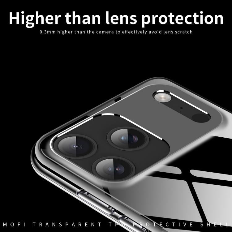 For iPhone 17 Pro Max MOFI Ming Series Ultra-thin TPU Phone Case - Transparent