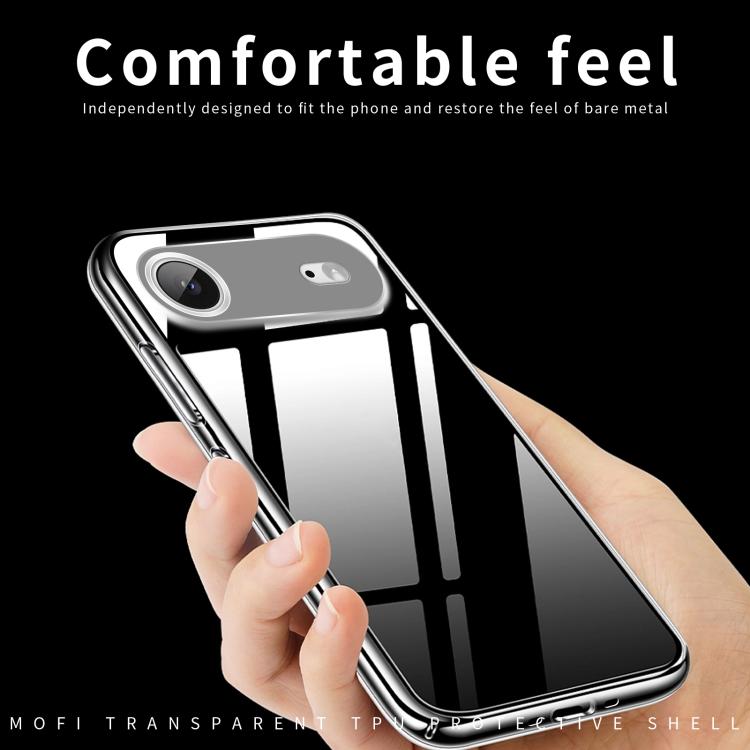 For iPhone Air MOFI Ming Series Ultra-thin TPU Phone Case - Transparent