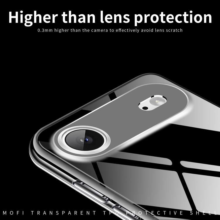 For iPhone Air MOFI Ming Series Ultra-thin TPU Phone Case - Transparent