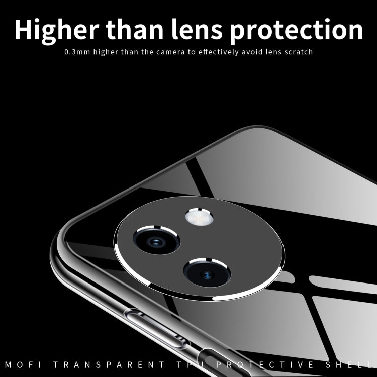 For vivo Y200i / T3X MOFI Ming Series Ultra-thin TPU Phone Case - Transparent