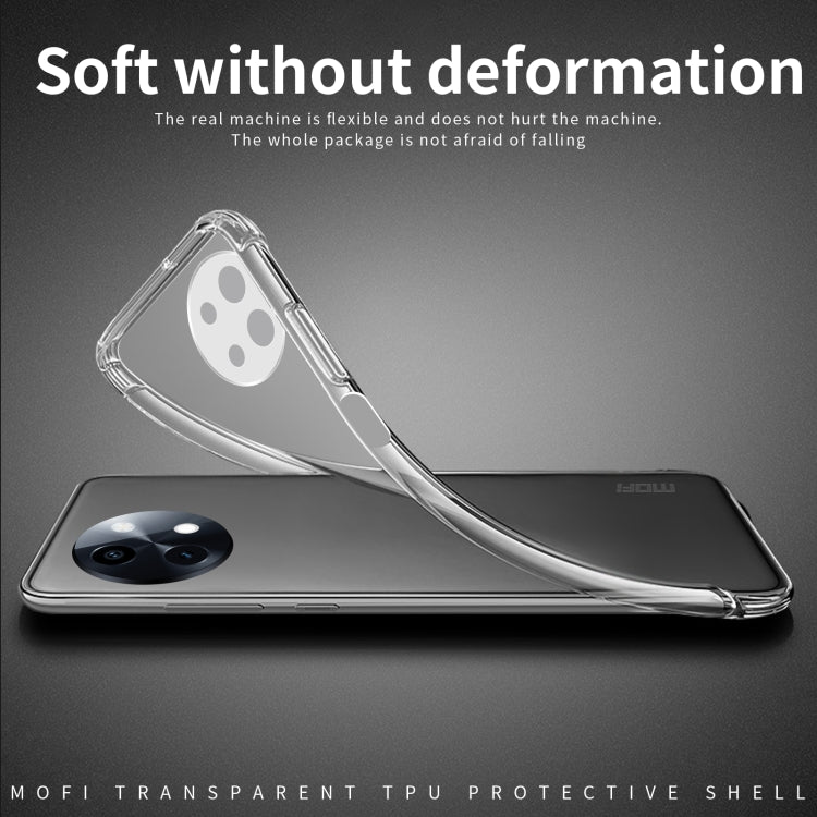 For vivo Y38 5G MOFI Ming Series Ultra-thin TPU Phone Case - Transparent