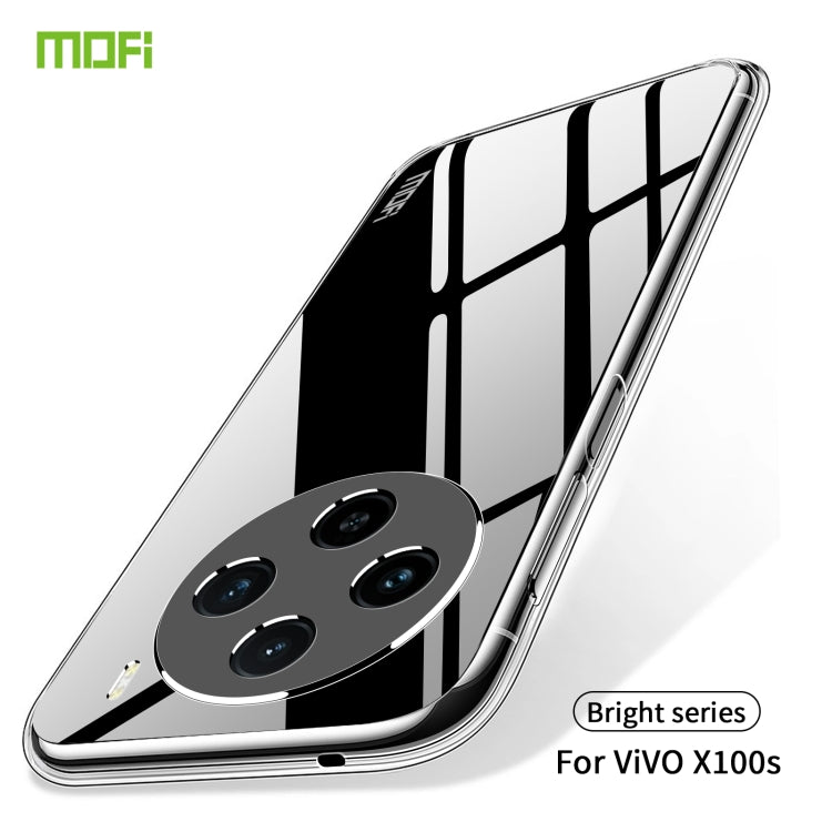 For vivo X100s MOFI Ming Series Ultra-thin TPU Phone Case - Transparent