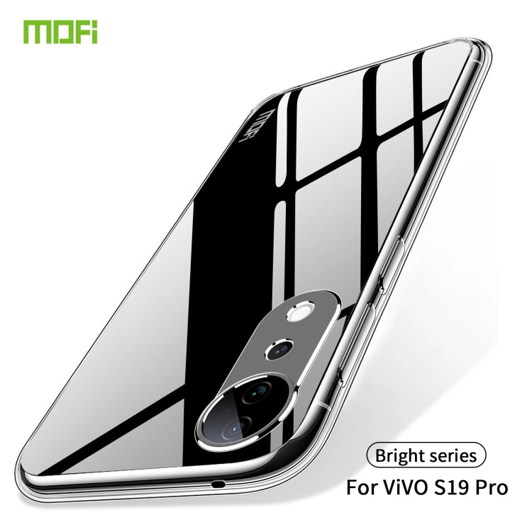 For vivo S19 Pro / V40 MOFI Ming Series Ultra-thin TPU Phone Case - Transparent