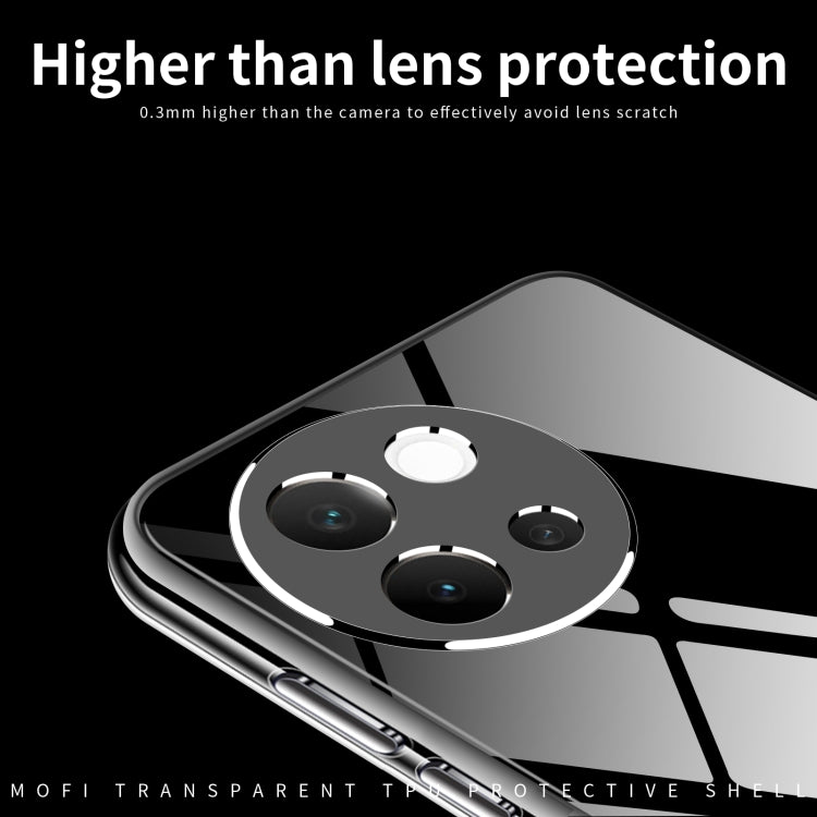 For vivo V40 Lite 5G MOFI Ming Series Ultra-thin TPU Phone Case - Transparent