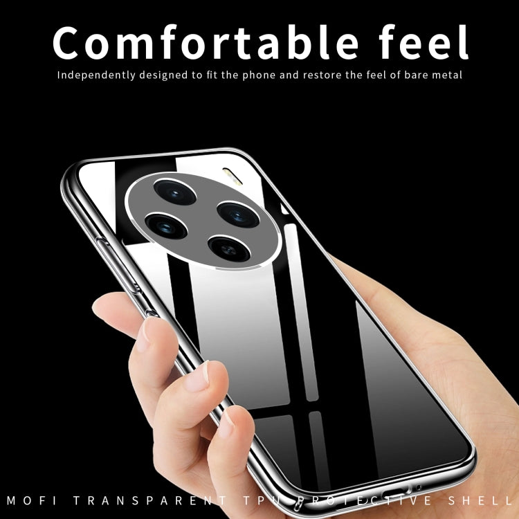 For vivo X200 MOFI Ming Series Ultra-thin TPU Phone Case - Transparent