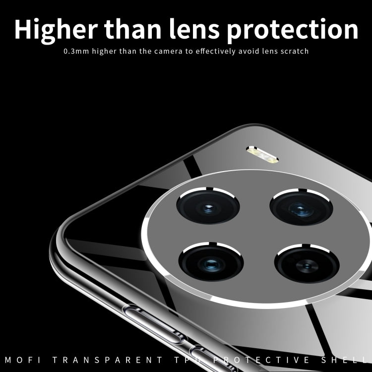 For vivo X200 MOFI Ming Series Ultra-thin TPU Phone Case - Transparent