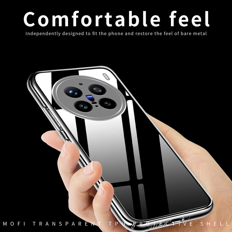 For vivo X200 Pro MOFI Ming Series Ultra-thin TPU Phone Case - Transparent