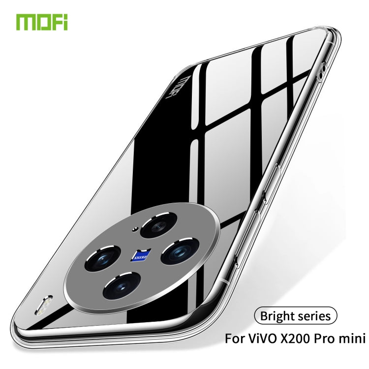 For vivo X200 mini MOFI Ming Series Ultra-thin TPU Phone Case - Transparent