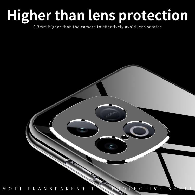 For vivo iQOO Z10 Turbo / Z10 Turbo Pro MOFI Ming Series Ultra-thin TPU Phone Case - Transparent
