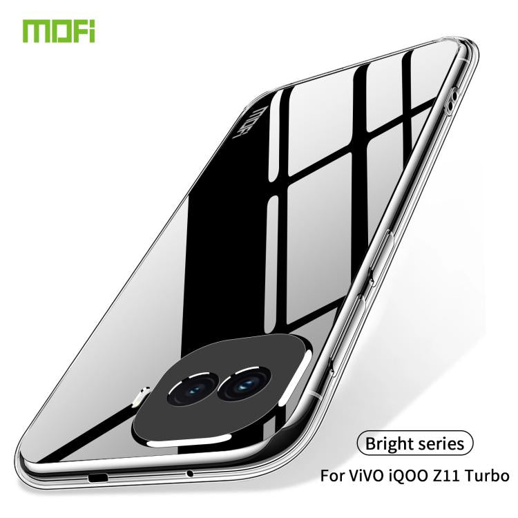 For vivo iQOO Z11 Turbo MOFI Ming Series Ultra-thin TPU Phone Case - Transparent