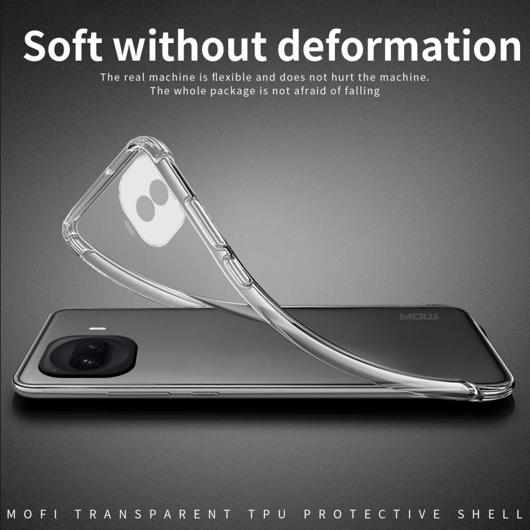 For vivo iQOO Z11 Turbo MOFI Ming Series Ultra-thin TPU Phone Case - Transparent
