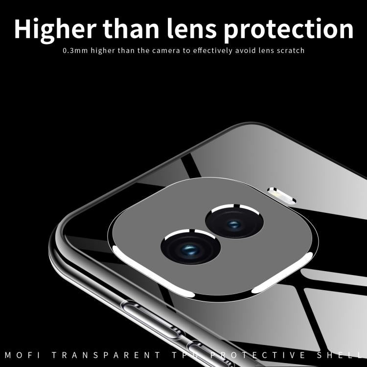 For vivo iQOO Z11 Turbo MOFI Ming Series Ultra-thin TPU Phone Case - Transparent
