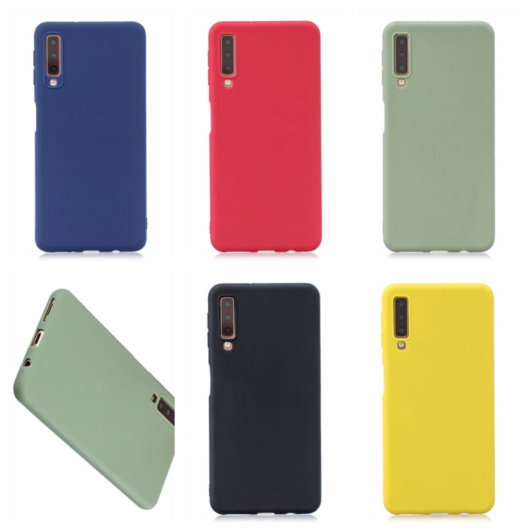 Frosted Solid Color TPU Protective Case for Galaxy A7 (2018) / A750 / A750F