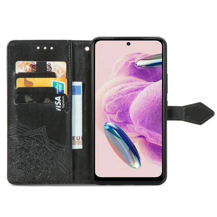 For Xiaomi Redmi Note 12S Mandala Flower Embossed Leather Phone Case