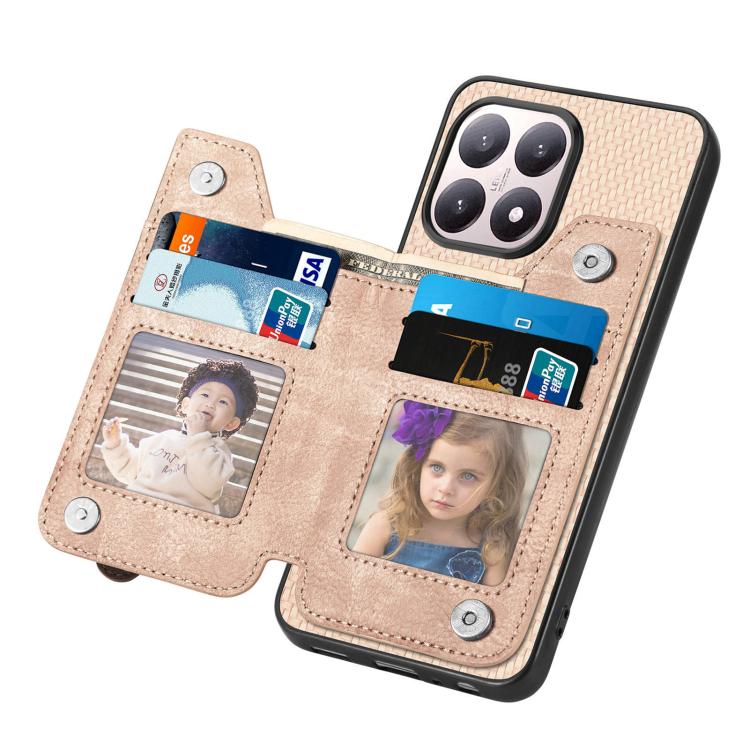 For Xiaomi 15T Carbon Fiber Horizontal Flip Zipper Wallet Phone Case